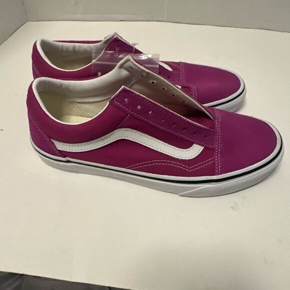 Vans Shoes - Vans Old Skool Skate Shoes Fuchsia Pink Purple Women’s size 9 NEW